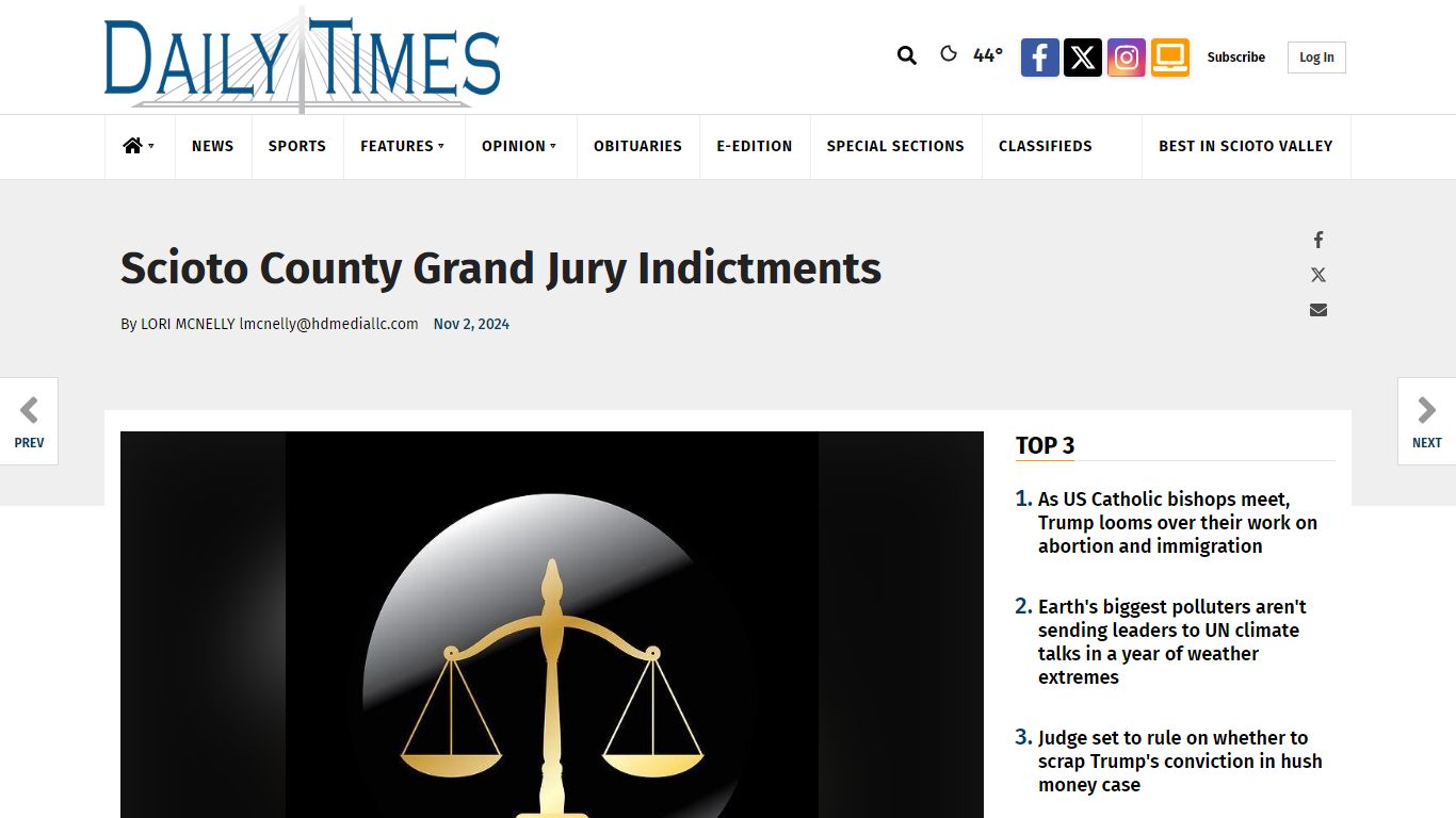 Scioto County Grand Jury Indictments | News | portsmouth-dailytimes.com